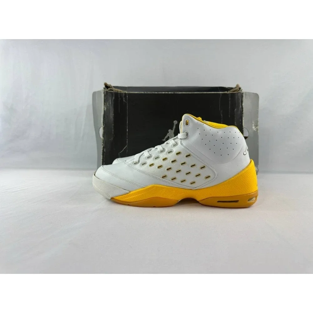 Nike Air Jordan Melo 5.5 'White Varsity Maize' 2005 Men's 311813-103 Size 12